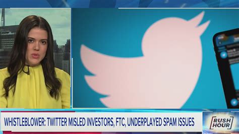 Whistleblower: Twitter misled investors, FTC and .